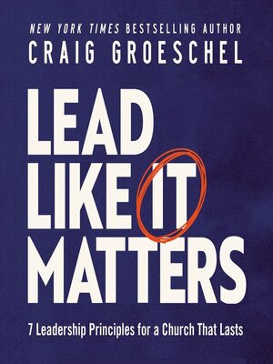 cover image of Lead Like It Matters